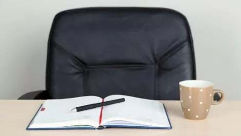 Empty desk