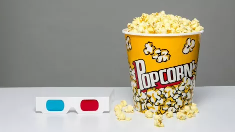 Popcorn 3d glasses
