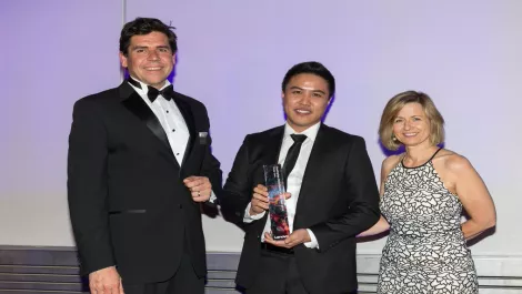 Australian distributor of the year  dicker data matt codrington lenovo tony trinh dicker data margrith appleby lenovo