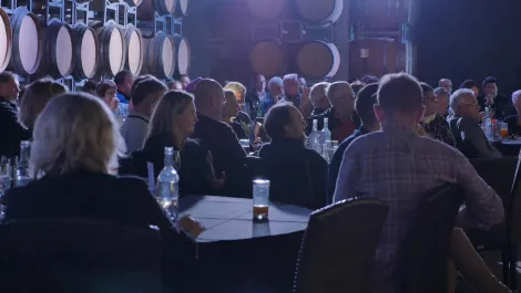 Local business owners enjoying the biz tauranga speakers