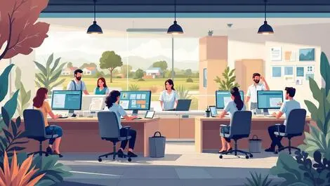 Local government office collaboration workflow automation regional australia