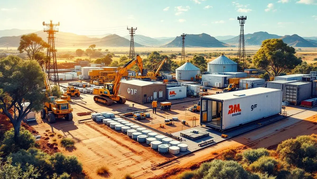 Australian industrial site wireless network equipment data center