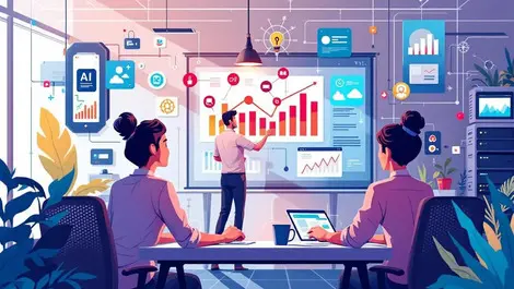 Australian small business employees collaborating modern office ai it services