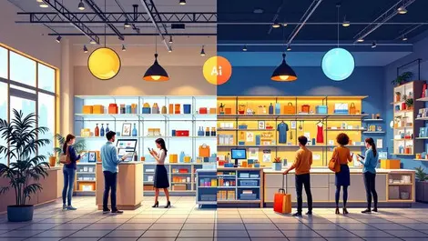 Retail store to home environment unified shopping experience ai personalization