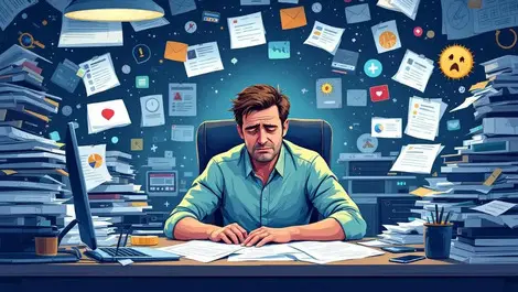 Mid-career professionals in UK face highest digital overload