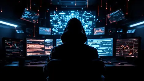 Hooded cybercriminal ai powered attacks overwhelming global networks