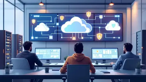 Modern it ops room secure saas cloud backup global datacenters