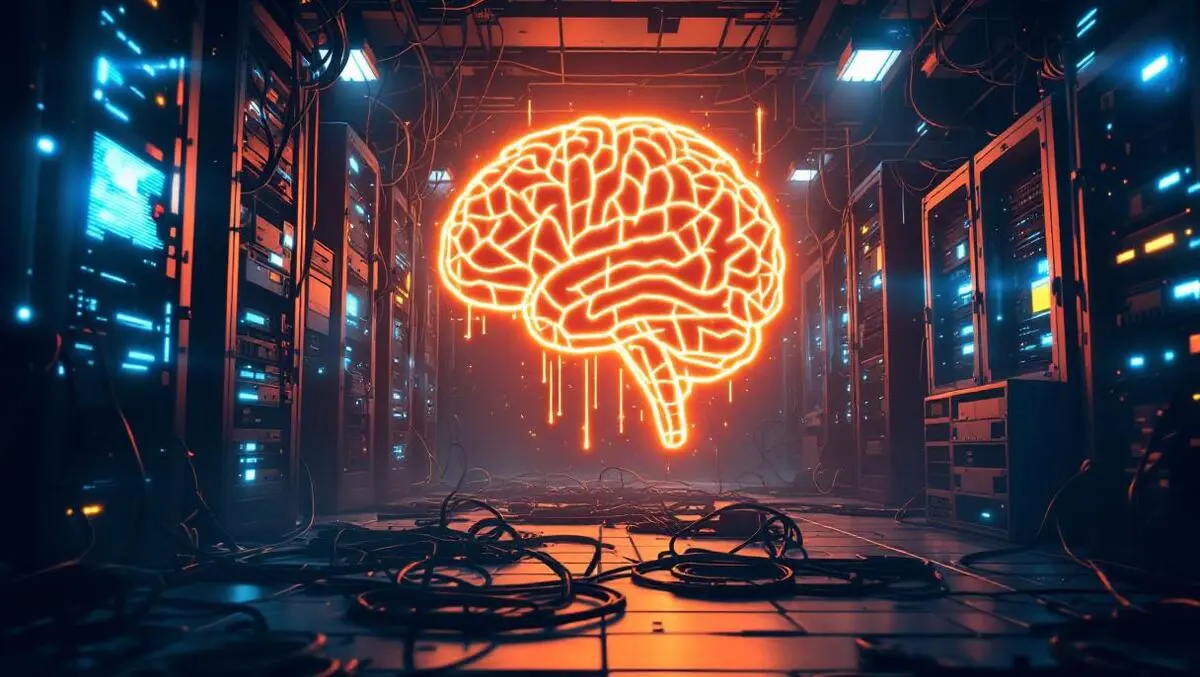 Ai brain light patterns vs aging server cables legacy it room