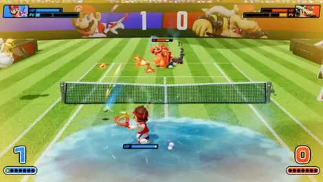 Mario tennis fever screenshot