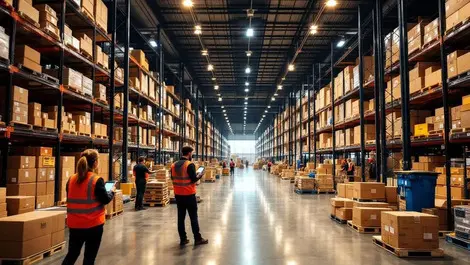 Melbourne warehouse distribution centre automated logistics staff