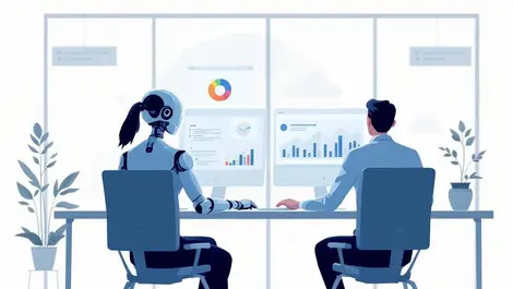 Human ai collaboration equal access shared workspace dashboard scene