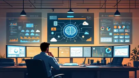 It operations room frustrated engineer ai unifying monitoring data