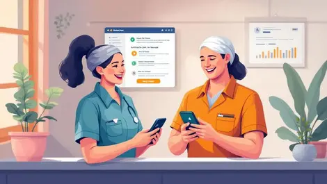 Australian aged care frontline workers digital rewards dashboard