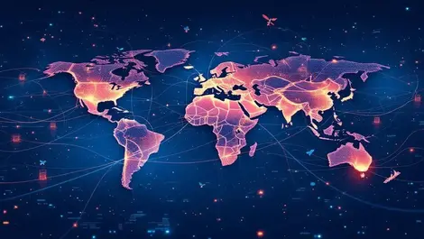 Damaged global internet infrastructure undersea cables outages