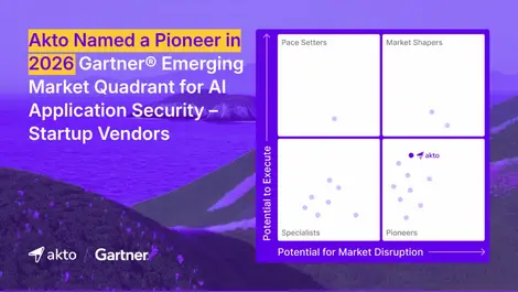 Akto named pioneer in Gartner's AI security quadrant